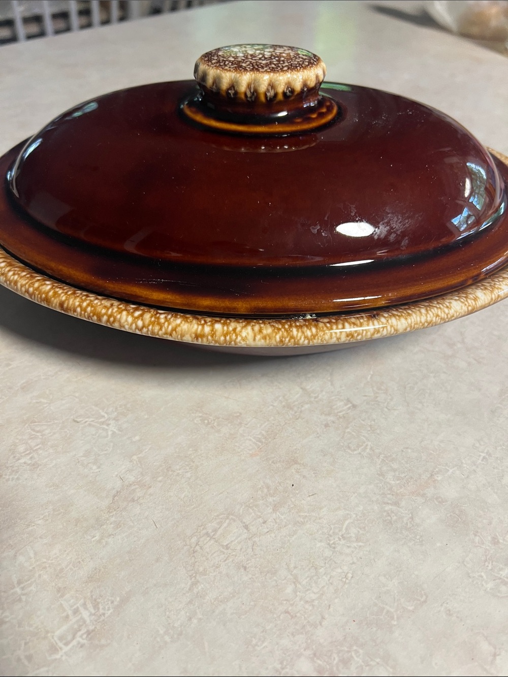 Vintage Hull bakeware with lid
